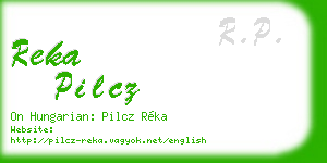 reka pilcz business card