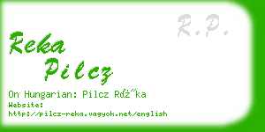 reka pilcz business card
